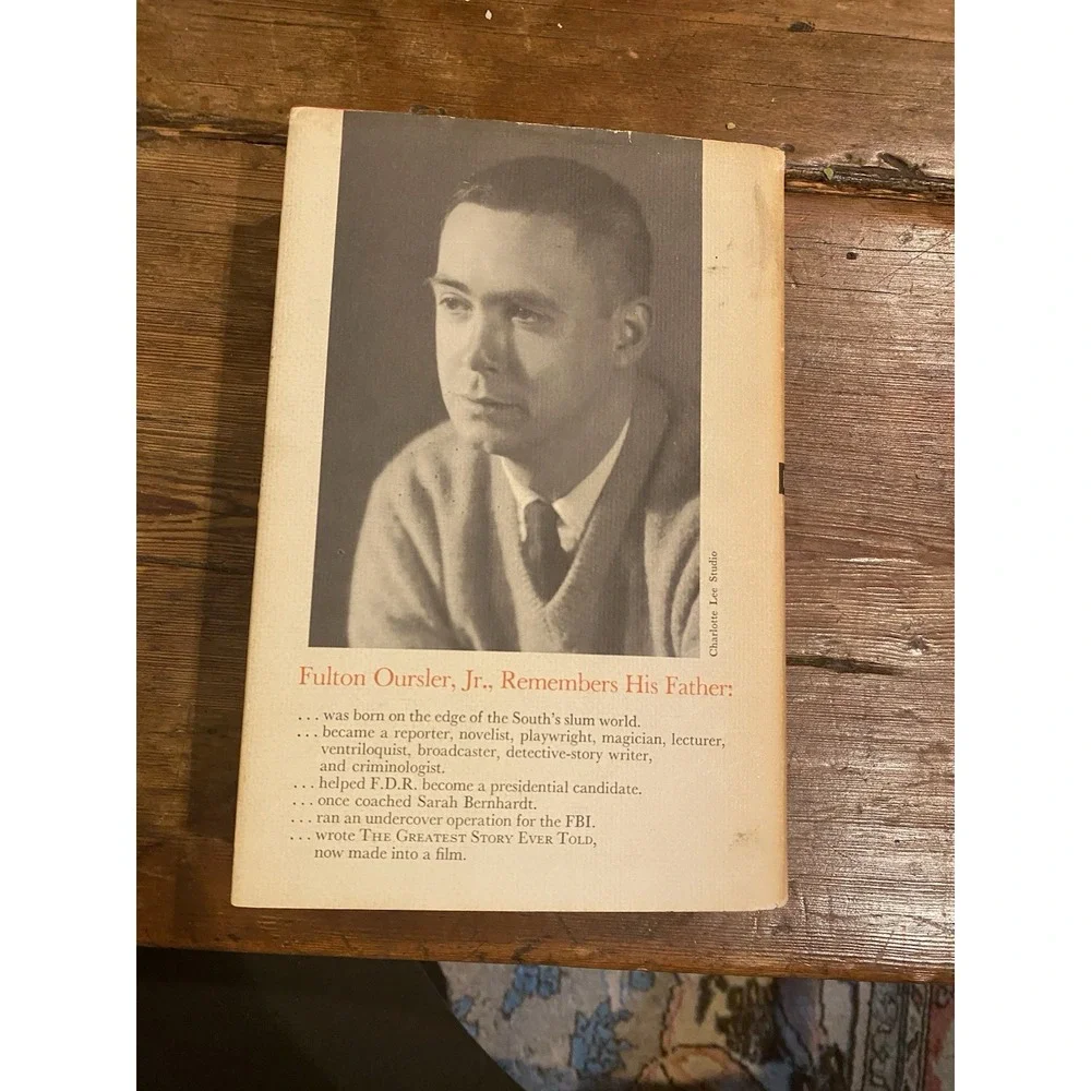 Fulton OURSLER / Behold This Dreamer 1964 By Son Autograph Director Greatest….